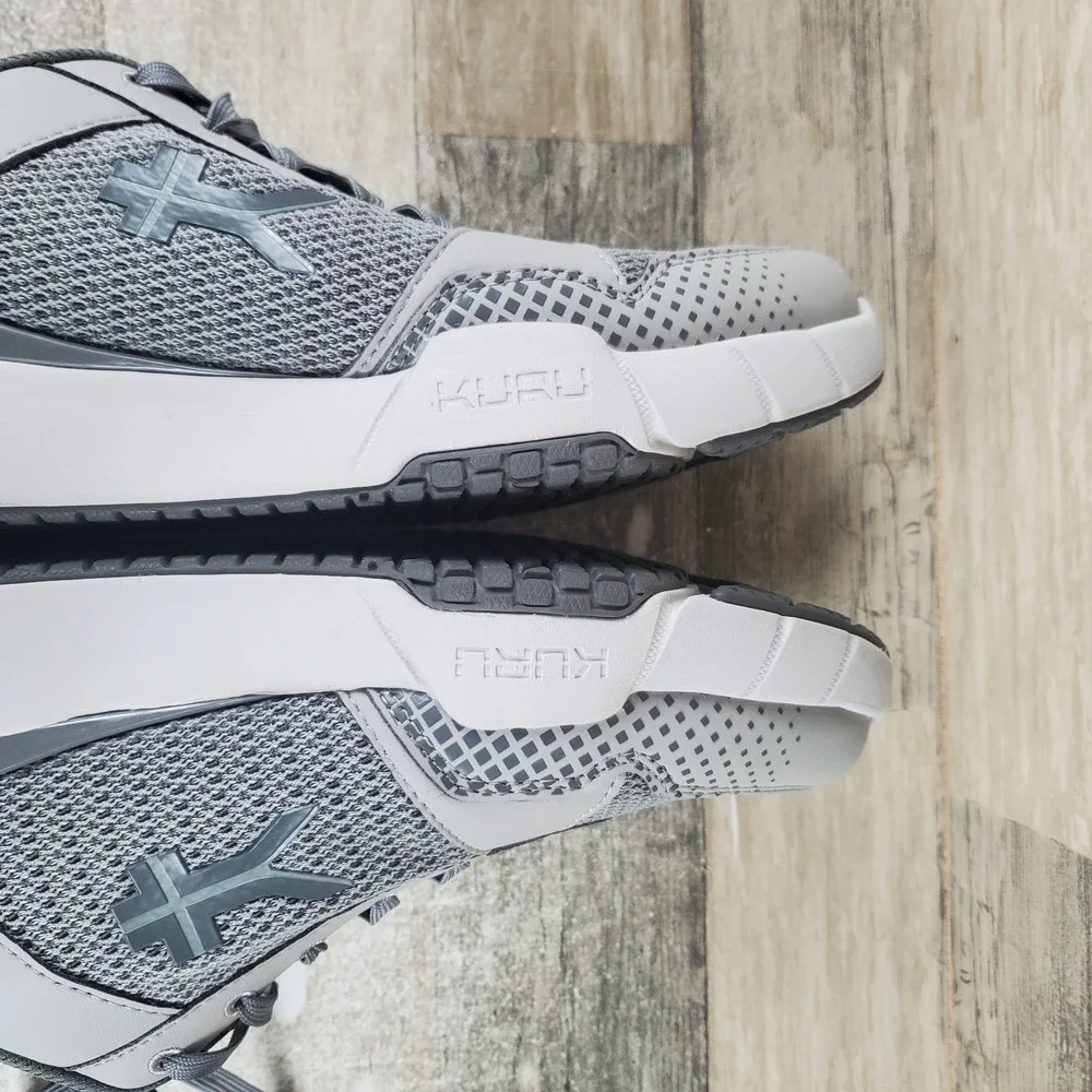 KURU Quantum 2.0 Mens Shoes Sz 11 M Running Storm Gray Mesh Lace Up Sneakers